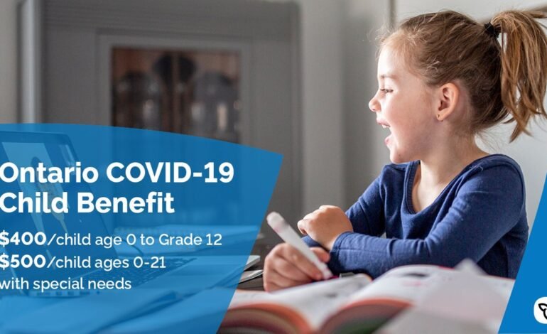 Ontario COVID-19 Child Benefit