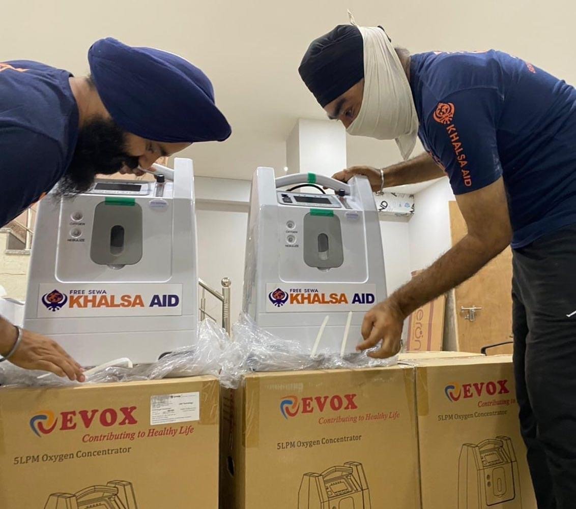 Who is funding these langar terrorists for oxygen machines?