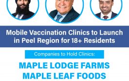 Mobile Vaccinenation Clinics to launch in Peel Region For  18+ Residents