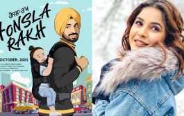 Why did the shooting of Diljit Dosanjh and Shahnaz Gill's film 'Honsla Rakh' stop?