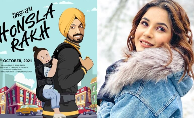 Why did the shooting of Diljit Dosanjh and Shahnaz Gill’s film ‘Honsla Rakh’ stop?