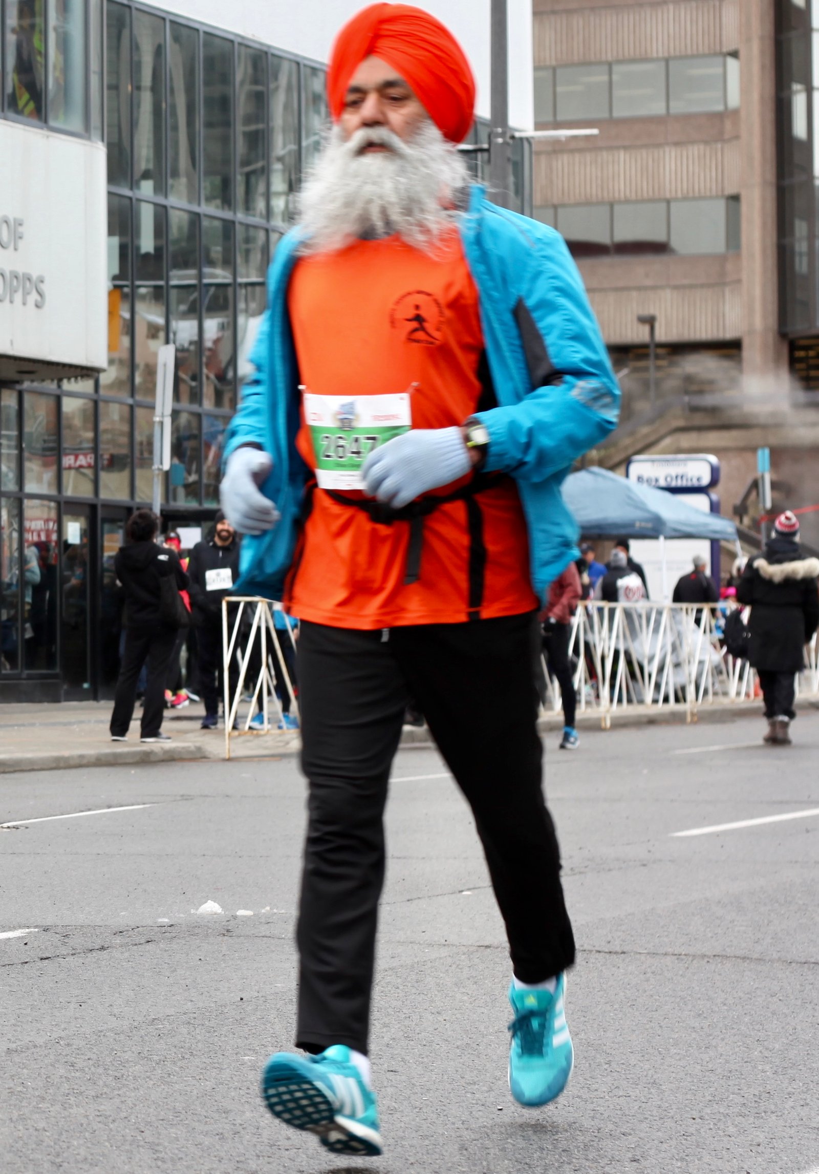 Flower-City Brampton and many other sponsor Dhyan Singh Sohal for Boston Marathon