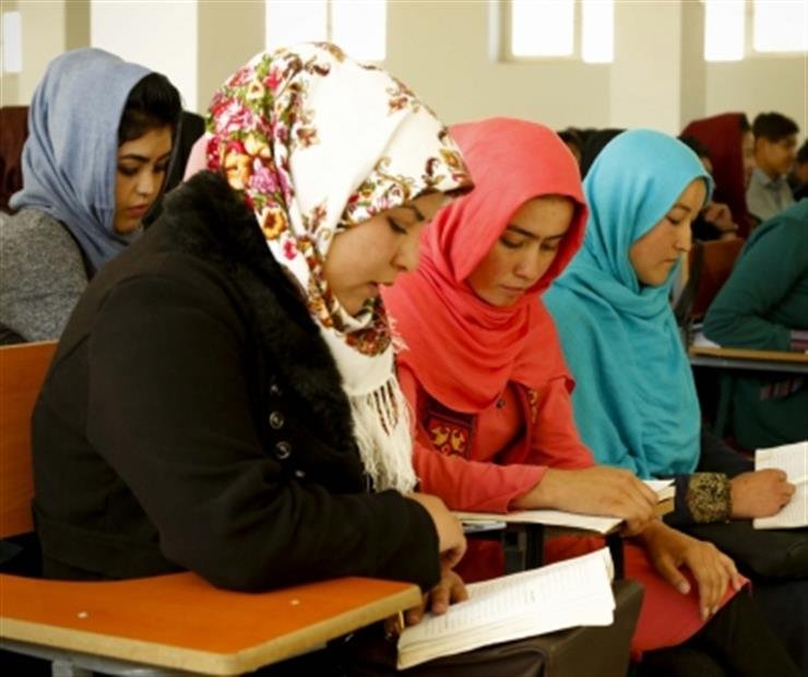 Afghan girls forced to learn sewing after being banned from going to school