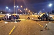 Two people injured in a wrong-way crash on QEW