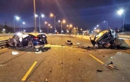 Two people injured in a wrong-way crash on QEW