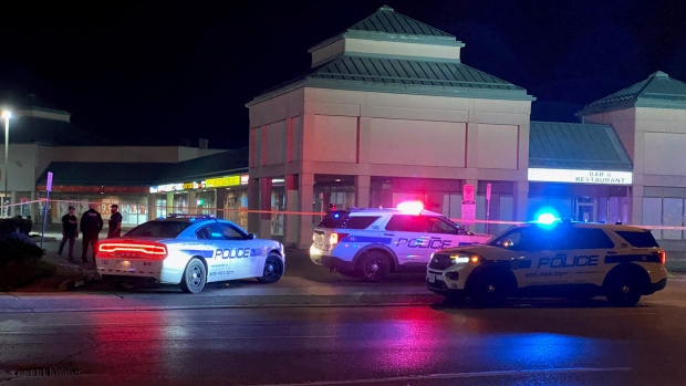 A man died after shooting in a commercial plaza in Brampton