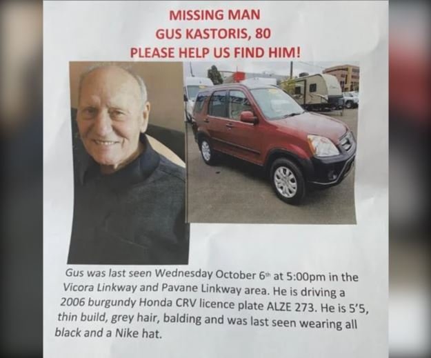 Police searching for an 80-year-old man, missing since Wednesday from East York