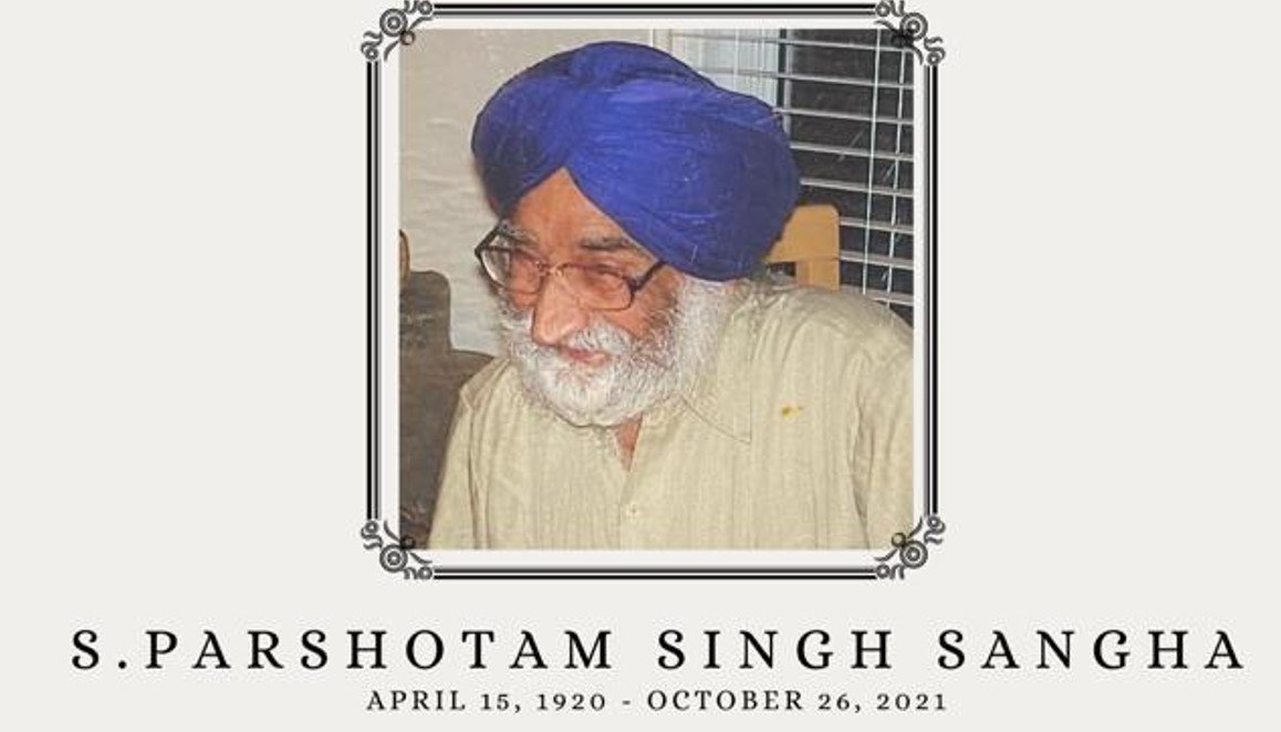 The funeral and religious ceremonies of S. Parshotam Singh Sangha