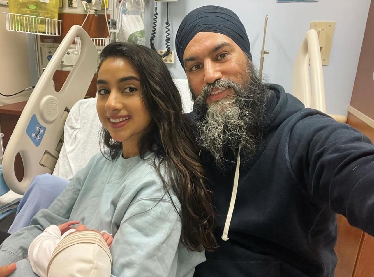 NDP leader Jagmeet Singh blessed with a baby girl