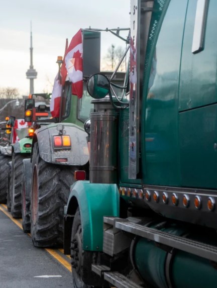 Toronto police prepared for the trucker 'convoy' protests in the city