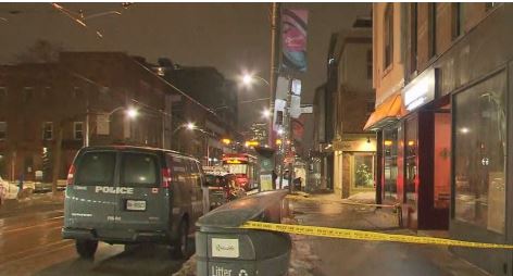 Police looking for a suspect after one shot and stabbed in Toronto's east end