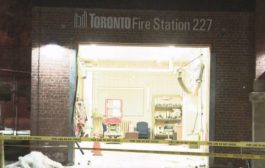 Police arrested a person after stealing a fire truck from a Toronto station