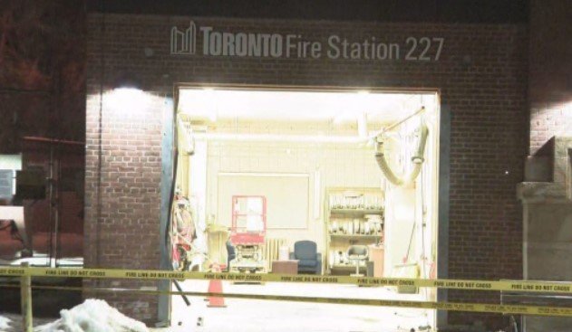 Police arrested a person after stealing a fire truck from a Toronto station