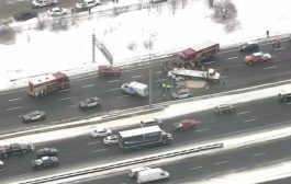 After a collision on the Gardiner Expressway, one person dead