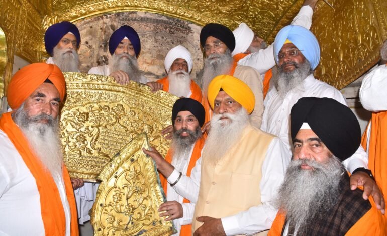 ਸੱਚਖੰਡ ਸ੍ਰੀ ਹਰਿਮੰਦਰ ਸਾਹਿਬ ਵਿਖੇ ਮੀਨਾਕਾਰੀ ਅਤੇ ਸੋਨੇ ਦੇ ਪੱਤਰਿਆਂ ਦੀ ਮੁਰੰਮਤ ਦੀ ਸੇਵਾ ਆਰੰਭ