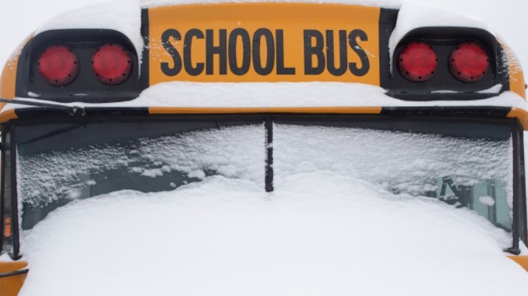 Due to the freezing rain, all YRDSB schools are closed today