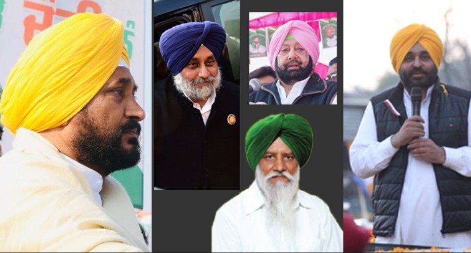 ਪੰਜਾਬ ਚੋਣ ਨਤੀਜੇ: ਚਰਨਜੀਤ ਚੰਨੀ, ਕੈਪਟਨ ਅਮਰਿੰਦਰ ਸਿੰਘ, ਪ੍ਰਕਾਸ਼ ਸਿੰਘ ਬਾਦਲ ਰੁਝਾਨਾਂ ‘ਚ ਪਿੱਛੇ