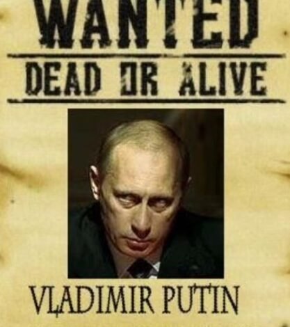 For Mass Murder, $1 Million Reward on Putin, Dead or Alive