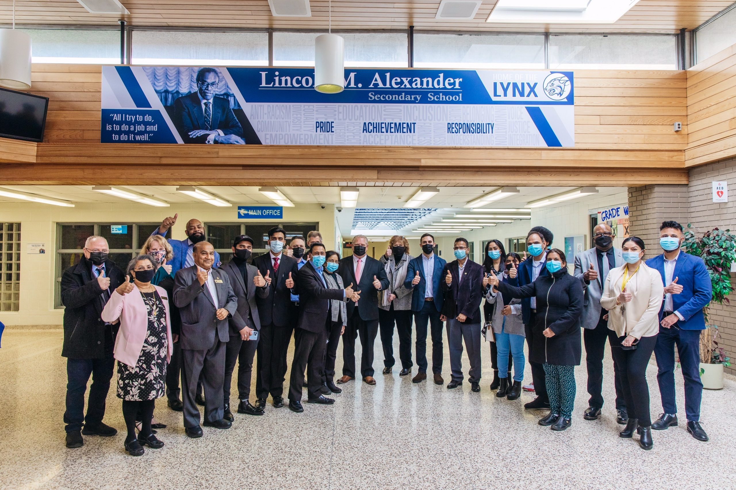 Premier Doug Ford visits Lincoln M. Alexander School in Mississauga