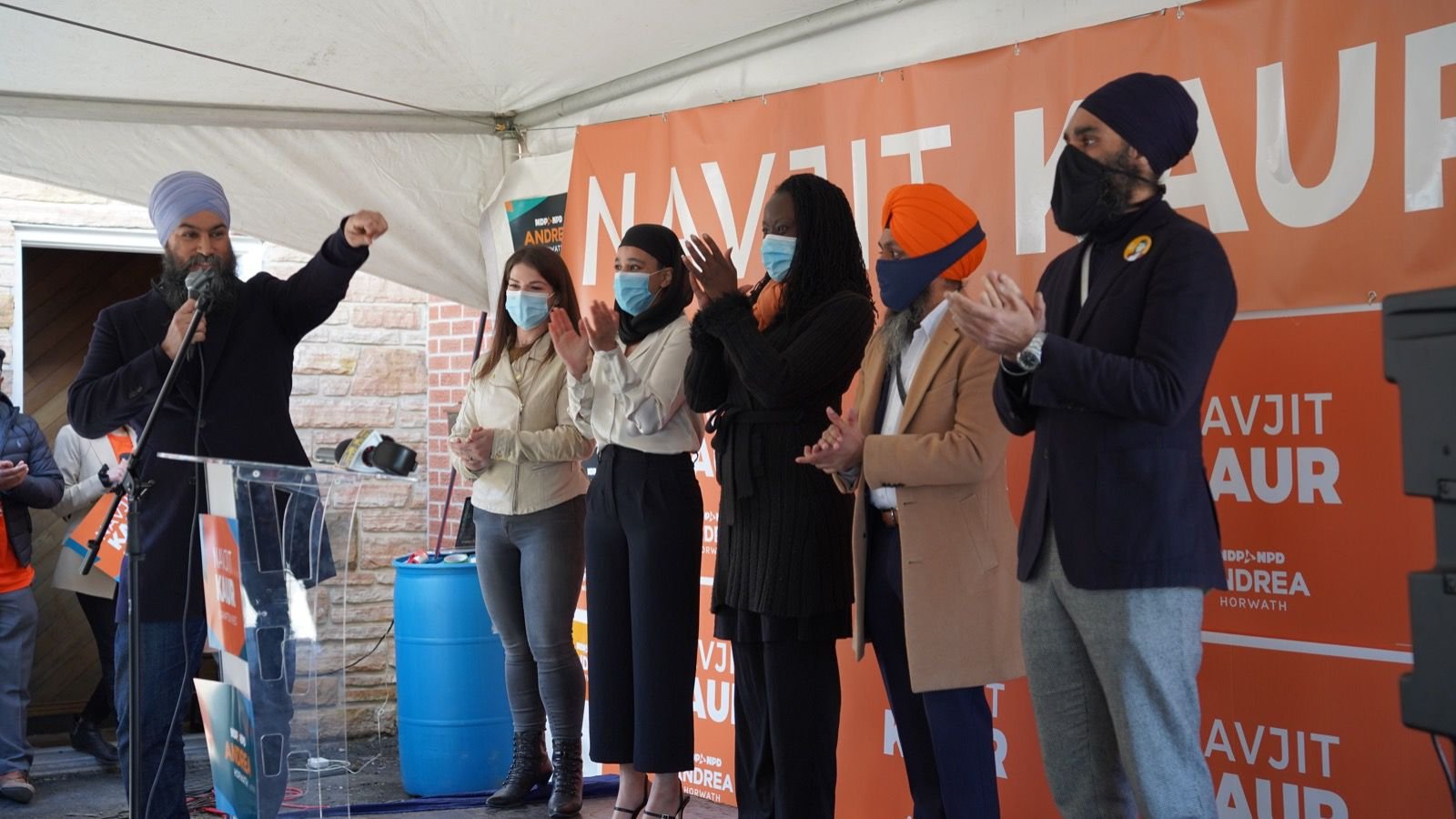 BRAMPTON WEST NDP MPP CANDIDATE NAVJIT KAUR BRAR OPENS CAMPAIGN OFFICE