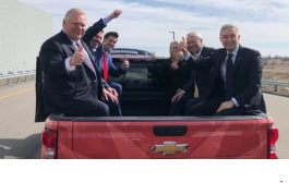 The federal and provincial governments contribute $259 million in GM facilities in Oshawa and Ingersoll