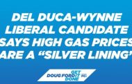 Del Duca-Wynne Liberal Candidate Says High Gas Prices Are a 