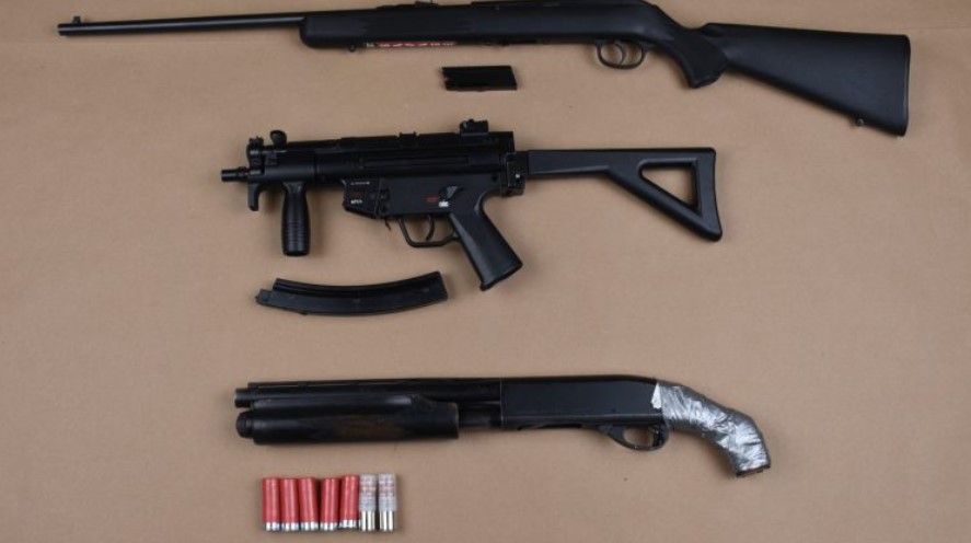 Guns and drugs seized after raid at a Brampton house