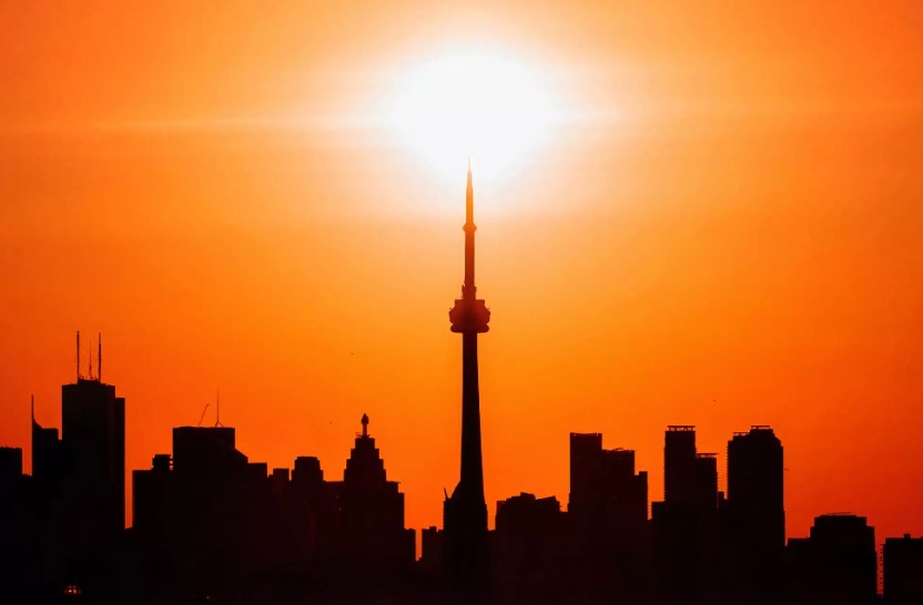 Start of the week in Toronto will be hot and humid