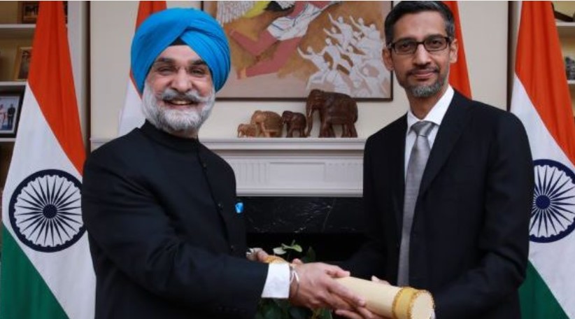 Google ਦੇ CEO ਸੁੰਦਰ ਪਿਚਾਈ ਪਦਮ ਭੂਸ਼ਣ ਪੁਰਸਕਾਰ ਨਾਲ ਸਨਮਾਨਿਤ