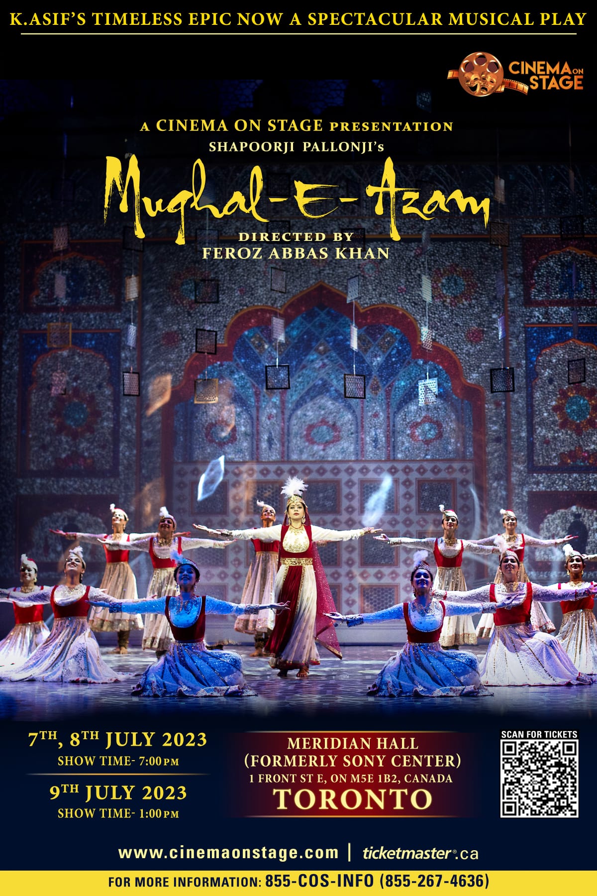 Trailblazing Indian Theatrical Masterpiece: Mughal-e-Azam, A Broadway Style Musical begins Canada Tour 2023