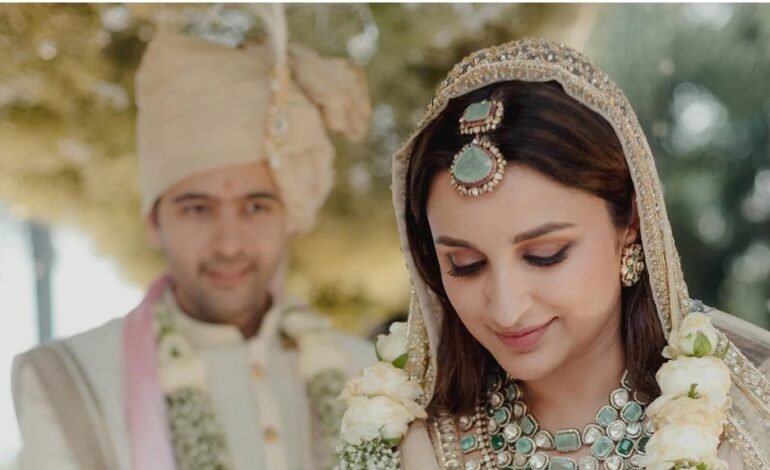 ਪਰਿਣੀਤੀ ਚੋਪੜਾ ਅਤੇ ਰਾਘਵ ਚੱਢਾ ਦੇ ਵਿਆਹ ਦੀਆਂ ਖੂਬਸੂਰਤ ਤਸਵੀਰਾਂ