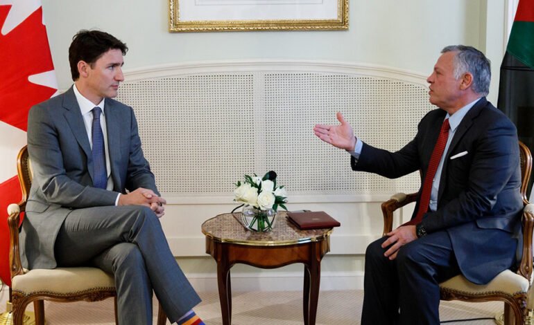 ਪ੍ਰਧਾਨ ਮੰਤਰੀ ਜਸਟਿਨ ਟਰੂਡੋ ਨੇ ਜਾਰਡਨ ਦੇ ਮਹਾਰਾਜਾ ਅਬਦੁੱਲਾ II ਨਾਲ ਗੱਲ ਕੀਤੀ