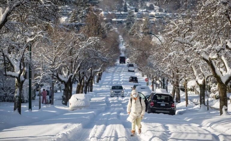 ਕੈਨੇਡਾ ਅਤੇ ਅਮਰੀਕਾ ਵਿਚ ਭਾਰੀ ਬਰਫ਼ਬਾਰੀ, ਹਜ਼ਾਰਾਂ ਘਰਾਂ ਦੀ ਬਿਜਲੀ ਠੱਪ