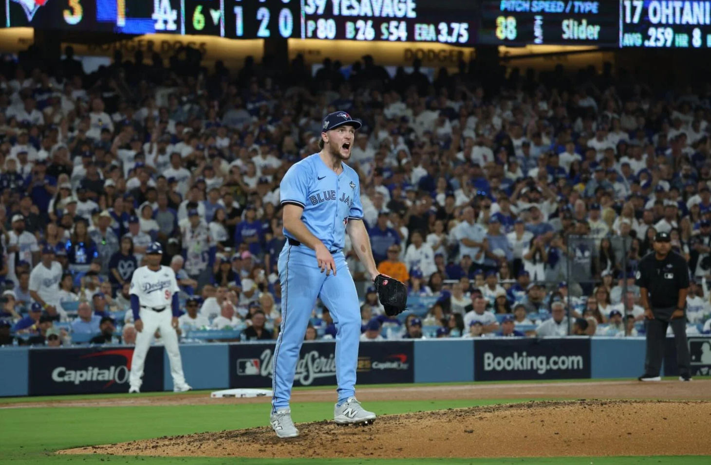 Blue Jays vs. Dodgers Game 5: ਟੋਰਾਂਟੋ ਨੇ ਮਾਰੀ ਵੱਡੀ ਜਿੱਤ, Yesavage ਦੀ ਤੂਫ਼ਾਨੀ performance ਨਾਲ ਵਰਲਡ ਸੀਰੀਜ਼ ਜਿੱਤ ਦੇ ਇੱਕ ਕਦਮ ਨੇੜੇ!