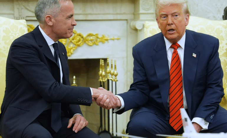 ਰਾਸ਼ਟਰਪਤੀ ਟਰੰਪ ਨਾਲ ਪ੍ਰਧਾਨ ਮੰਤਰੀ ਕਾਰਨੀ ਦੀ ਅਹਿਮ ਮੁਲਾਕਾਤ – ਵਪਾਰ ਤੇ ਸੁਰੱਖਿਆ ’ਤੇ ਹੋਵੇਗੀ ਵੱਡੀ ਗੱਲਬਾਤ