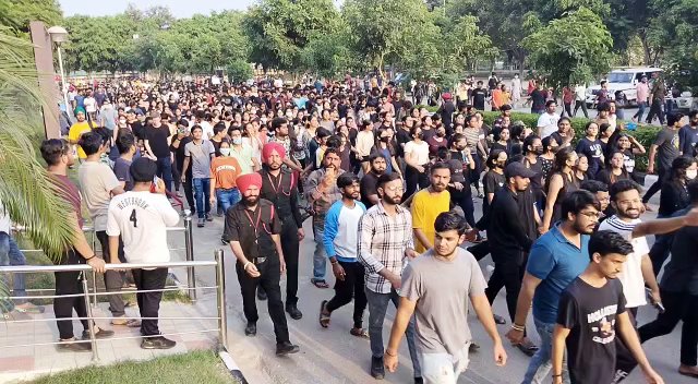 Punjab University Chandigarh morcha
