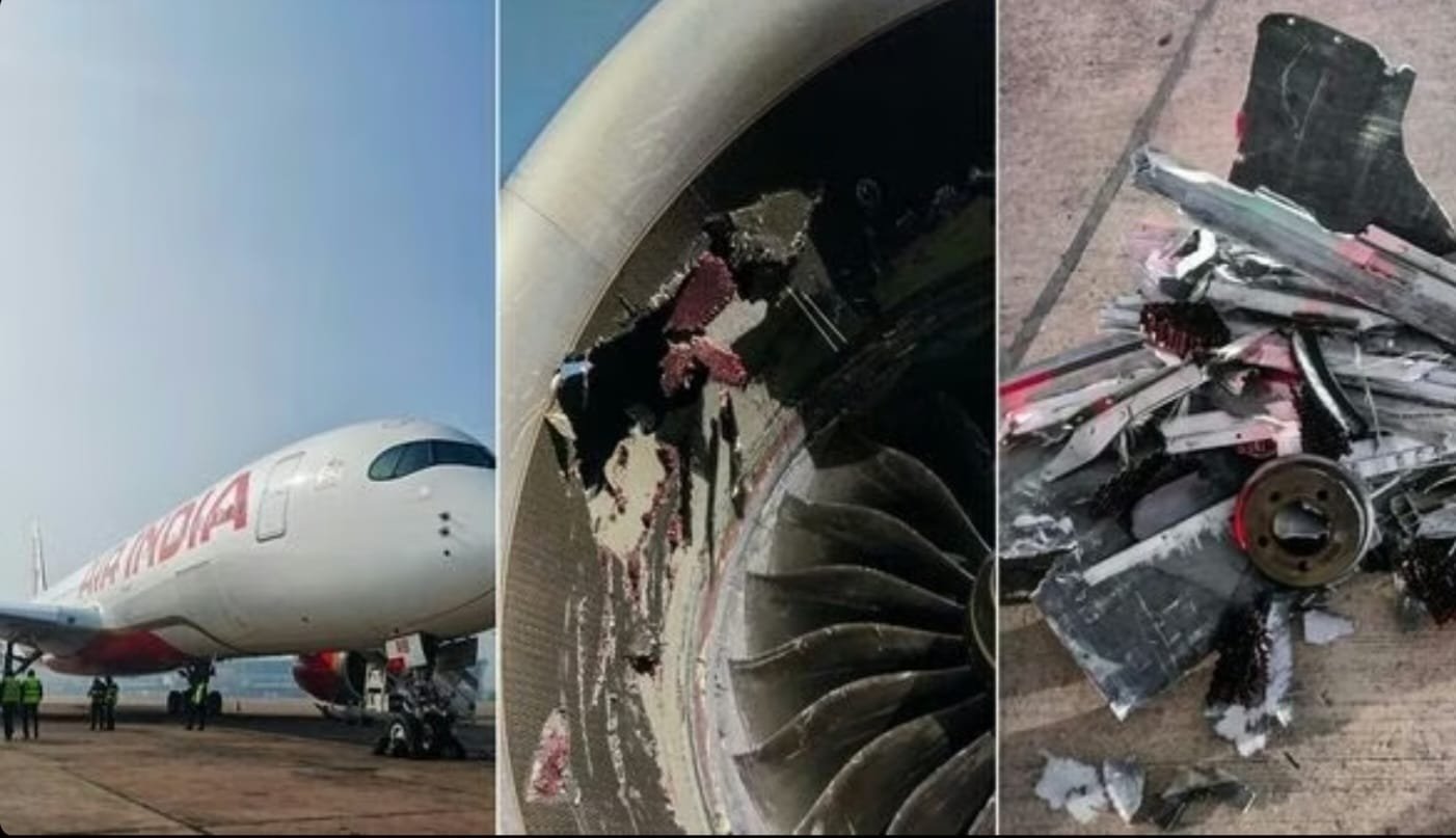 ਦਿੱਲੀ ਏਅਰਪੋਰਟ ‘ਤੇ Air India ਦੀ ਫਲਾਈਟ ਨਾਲ ਹਾਦਸਾ, ਇੰਜਣ ‘ਚ ਫਸਿਆ Baggage Container !