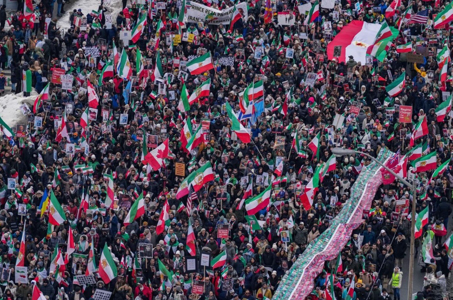 ਟੋਰਾਂਟੋ ਵਿੱਚ- Iran Protest, ਨਾਰਥ ਯਾਰਕ ਵਿੱਚ 3.5 ਲੱਖ ਲੋਕਾਂ ਦੀ ਰੈਲੀ |