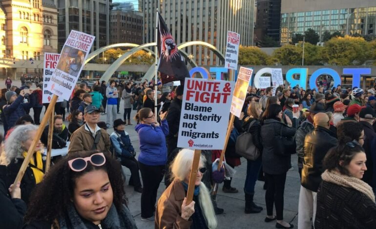 No Kings Protest Toronto