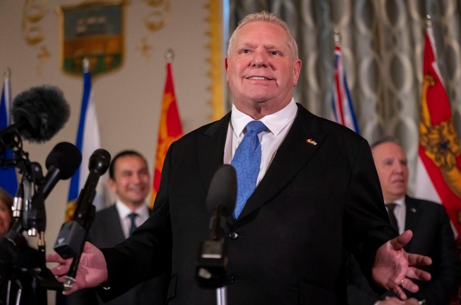 Lake Ontario ‘ਚ Convention Centre ਬਣਾਉਣ ਦਾ ਪ੍ਰਸਤਾਵ, Doug Ford ਦੀ ਯੋਜਨਾ ‘ਤੇ ਚਰਚਾ ਤੇ ਸਵਾਲ |